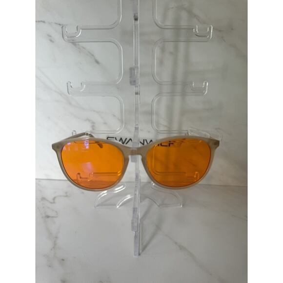 Swanwick Night Swannies Round Glasses (Khaki Color) Blue Light Blocking Ref 2007 - Picture 5 of 6